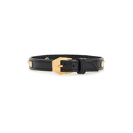 Versace Medusa Leather Bracelet