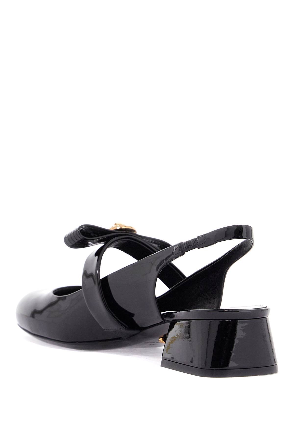 Versace Gianni Ribbon Slingback Pumps