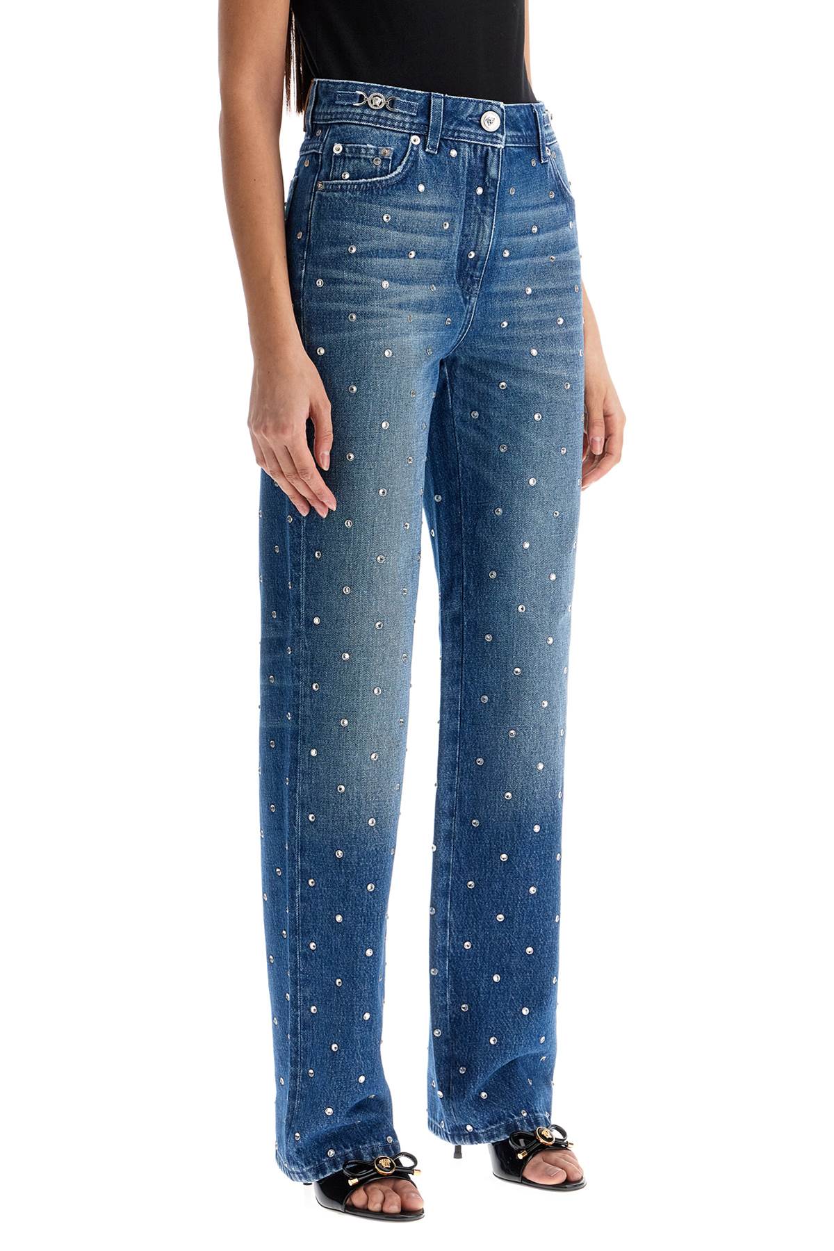 Versace Starry Sky Boyfriend Jeans