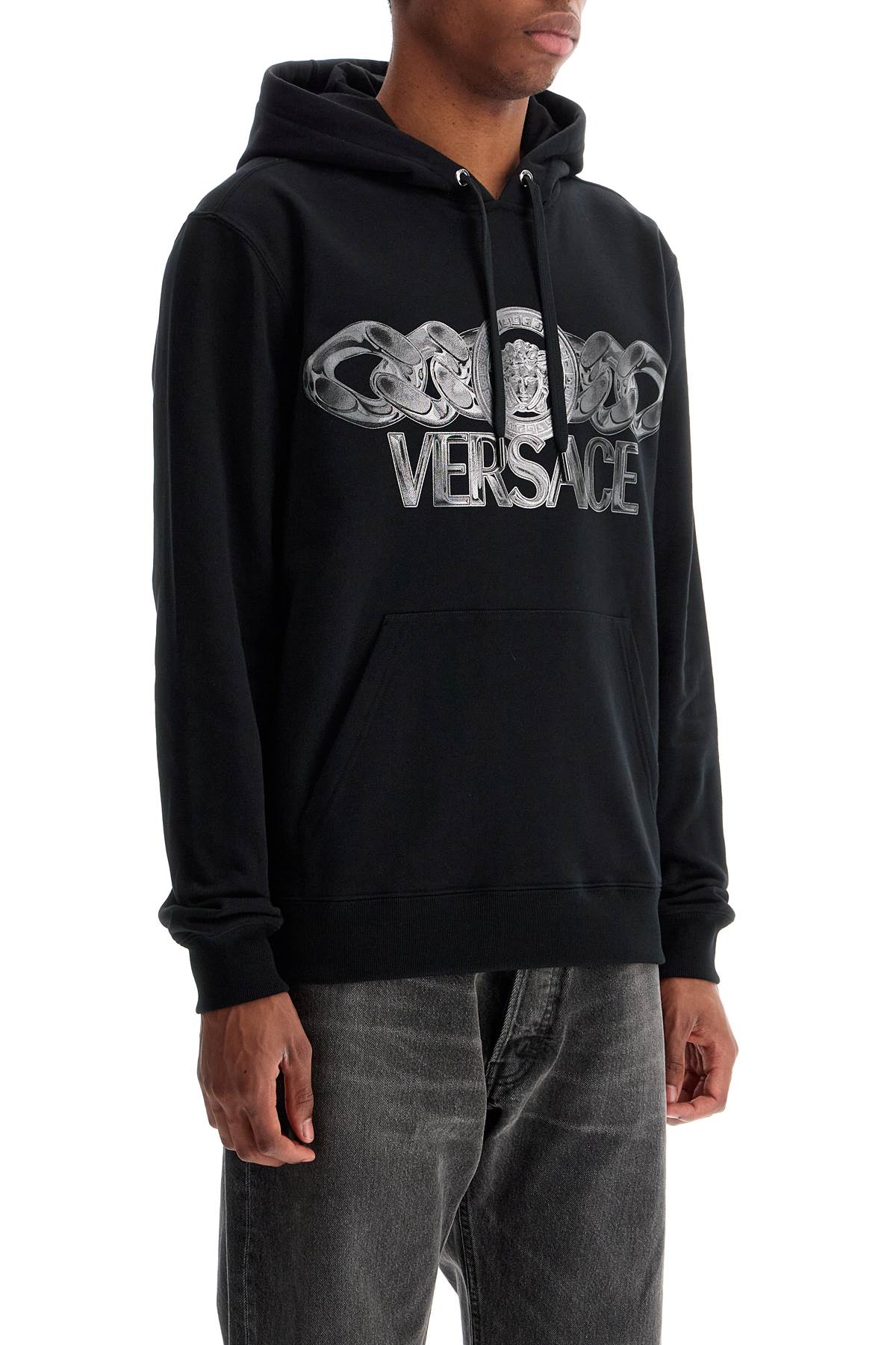 Versace Metallic Medusa Hoodie