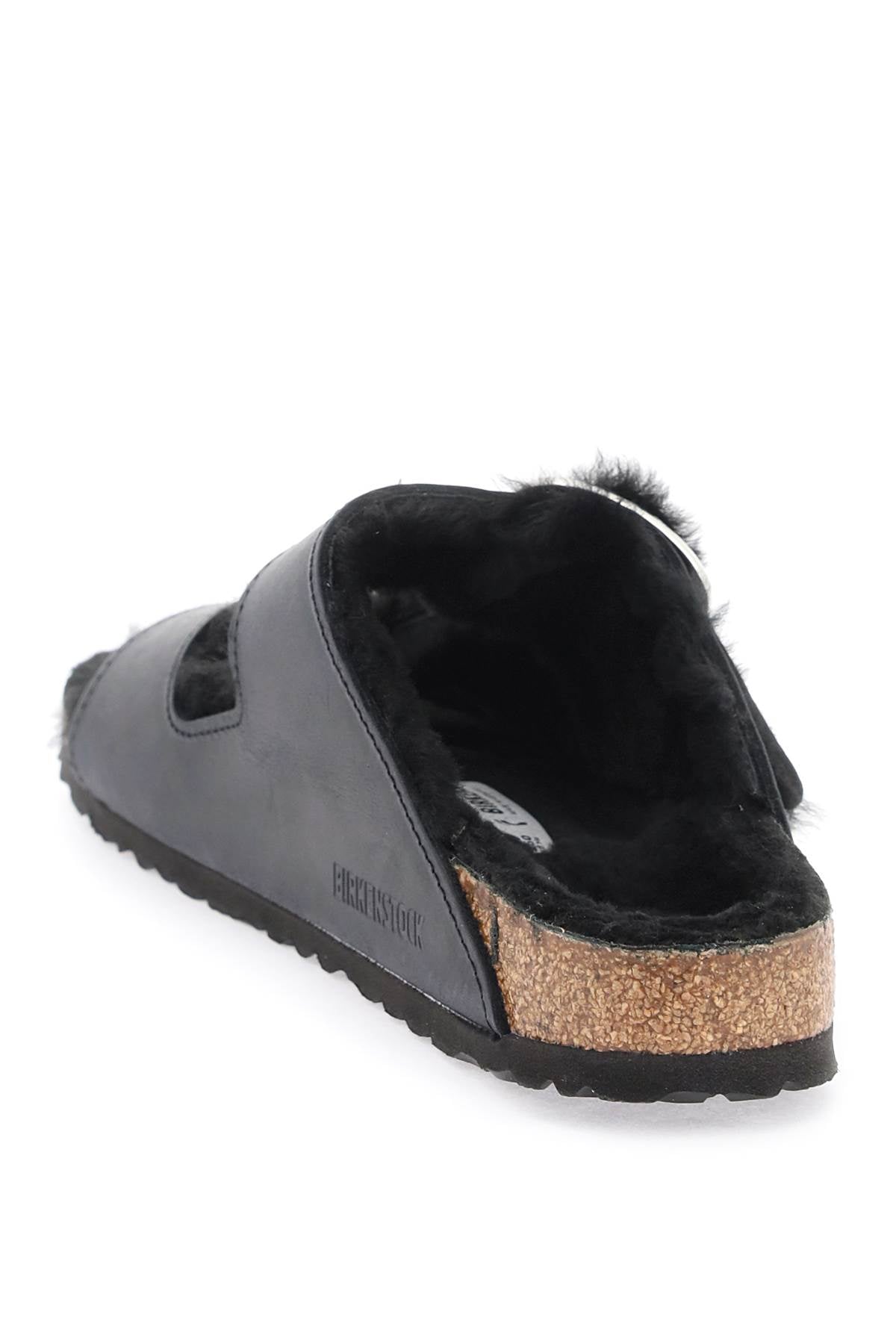 Birkenstock Arizona Big Buckle Shearling Slides