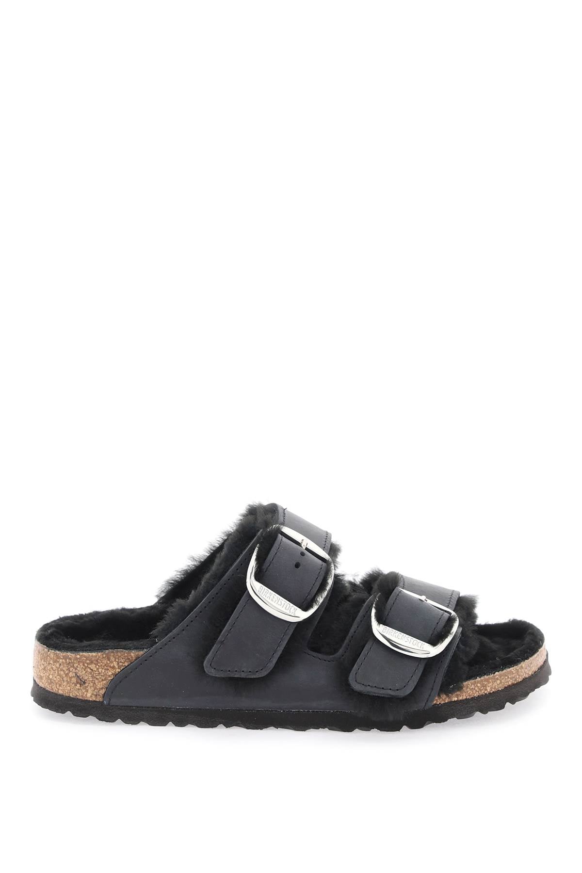 Birkenstock Arizona Big Buckle Shearling Slides