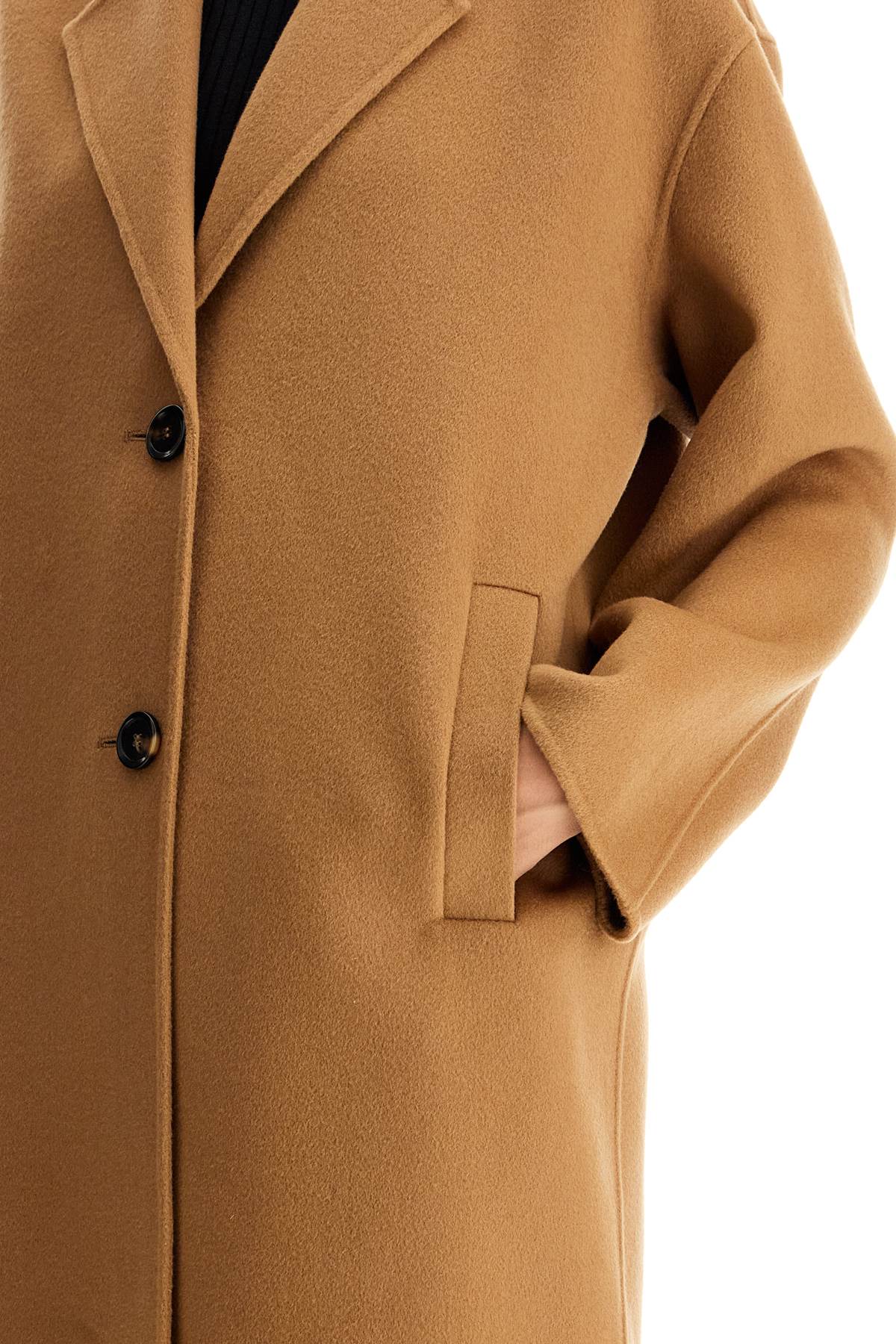 Pinko Soft Double Wool Single Breasted Coat