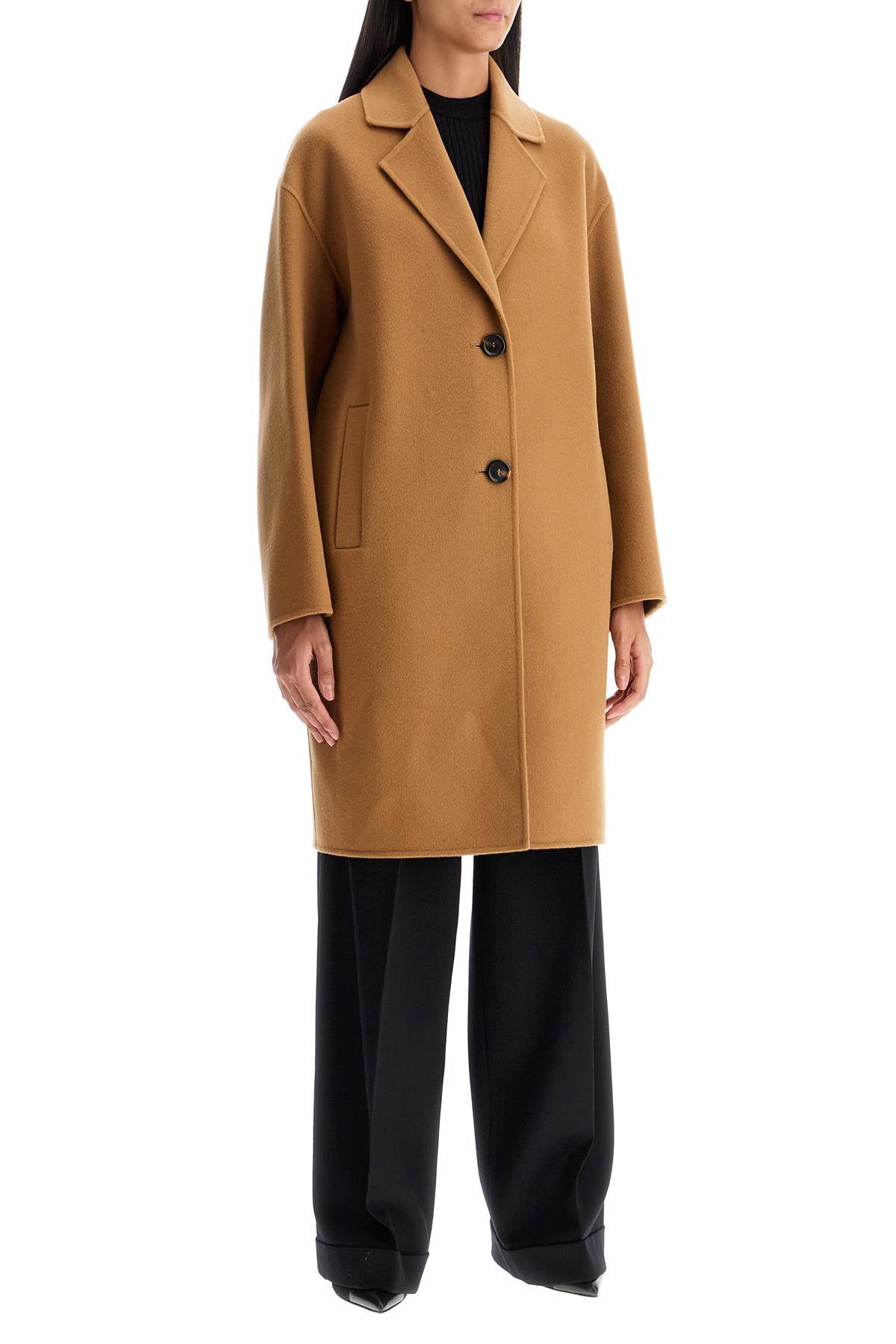 Pinko Soft Double Wool Single Breasted Coat