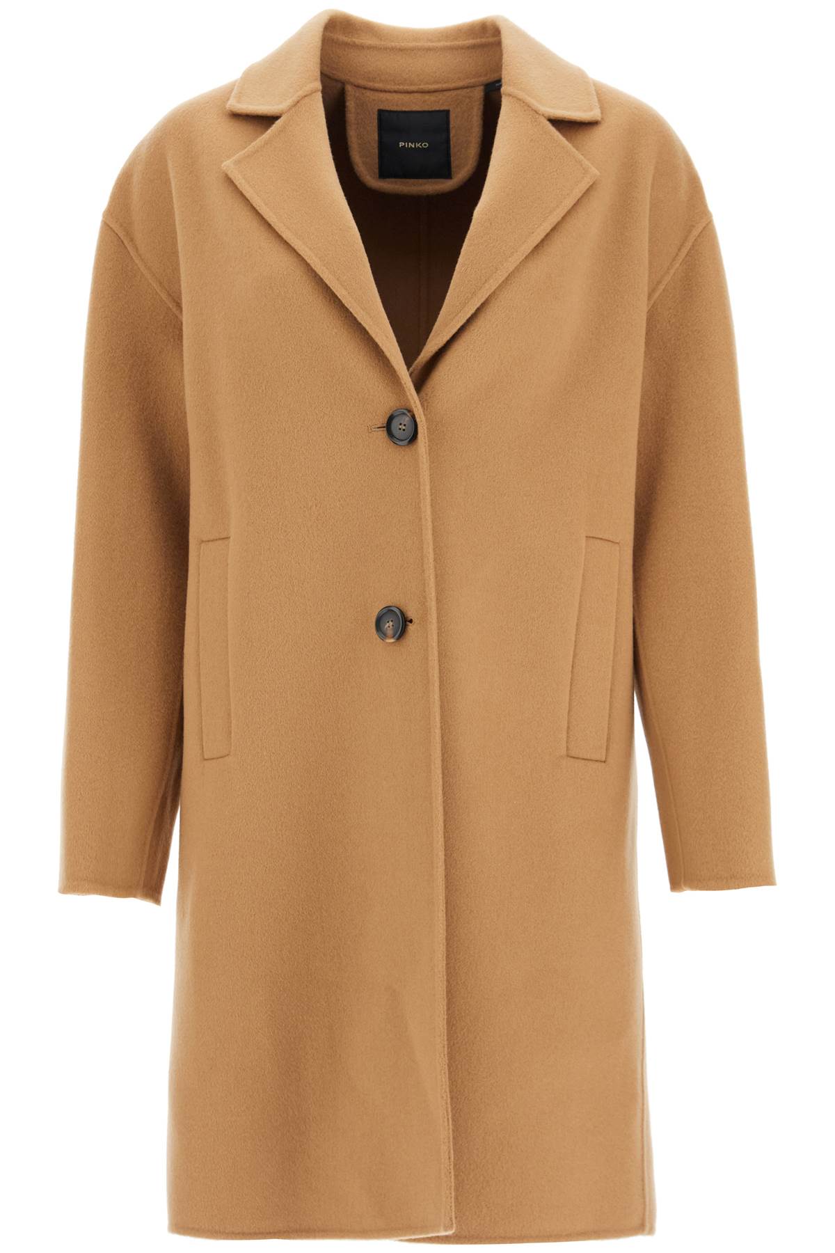 Pinko Soft Double Wool Single Breasted Coat