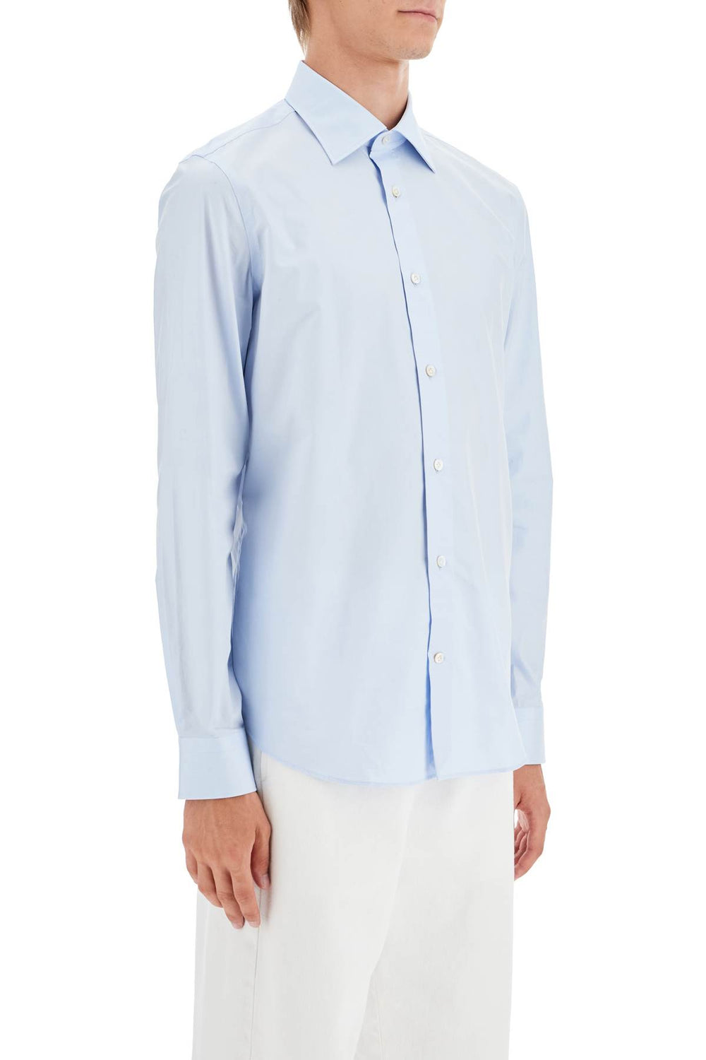 VINCENZO DI RUggIERO Slim Fit Twill Shirt For Men