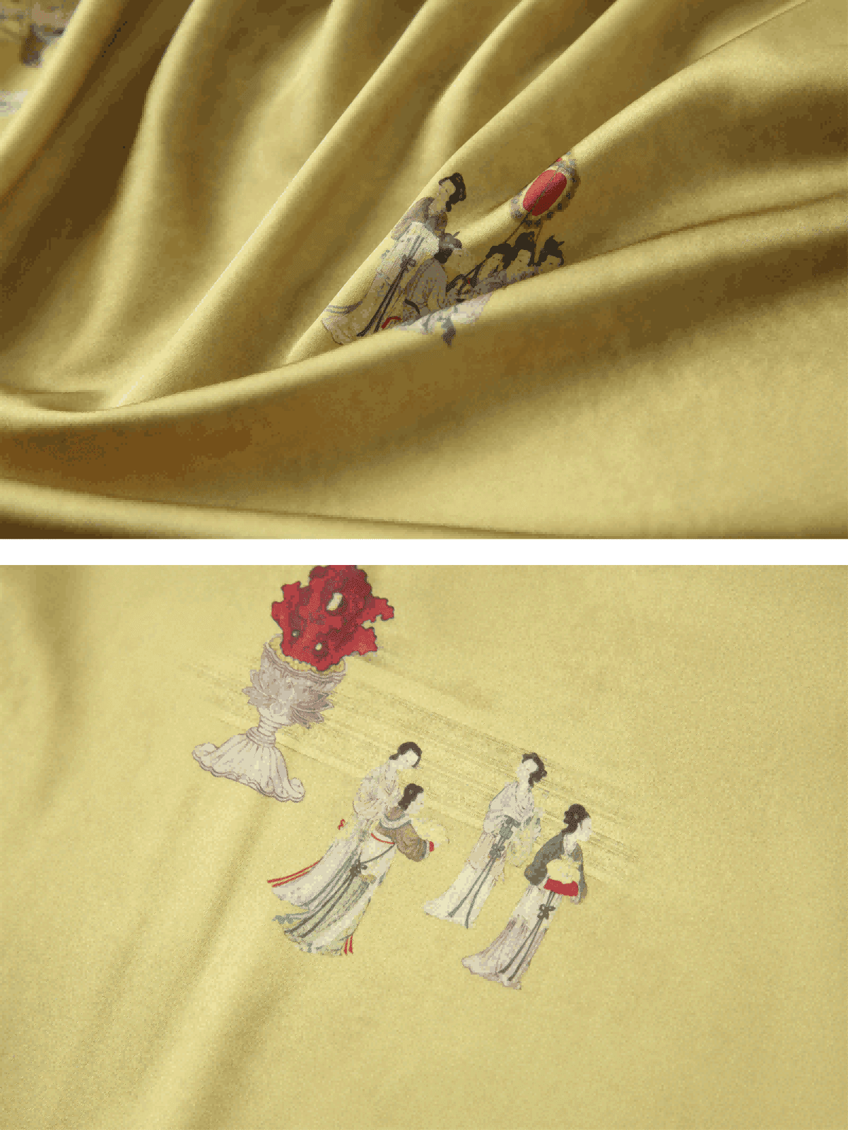 Ulivary Short Kimono Robe Murals