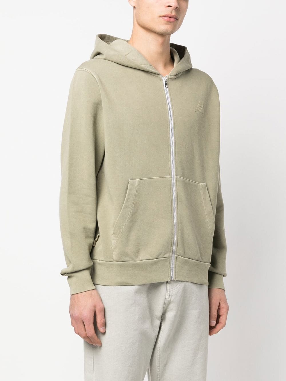 AUTRY Logo Cotton Hoodie Grey
