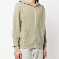 AUTRY Logo Cotton Hoodie Grey