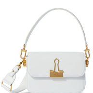 Off White Small Binder Shoulder Bag