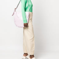 Jil Sander Medium Crinkled Leather Shoulder Bag