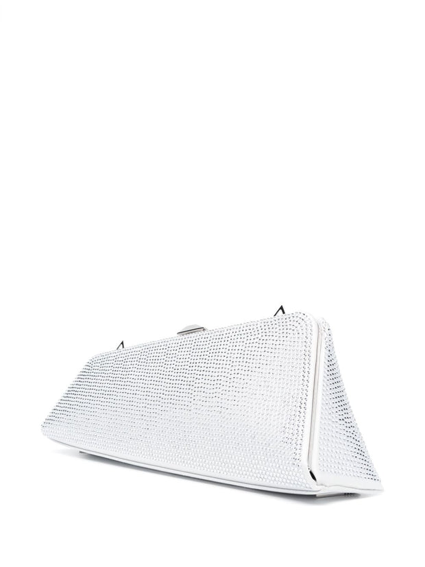 The Attico Long Night Crystal-embellished Clutch Bag