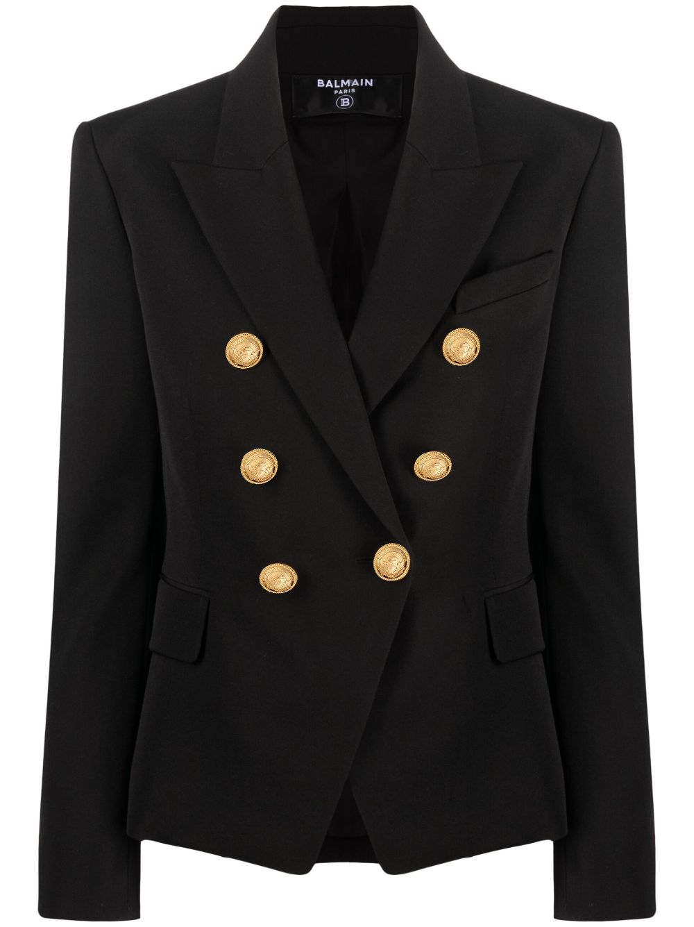 Balmain Grain De Poudre 6 Button Jacket