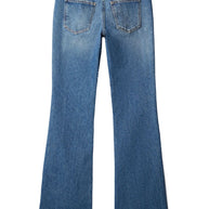 Off White Flared Jeans - Blue