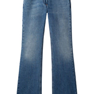 Off White Flared Jeans - Blue