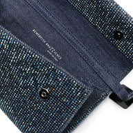 Benedetta Bruzziches Vitty La Mignon Rhinestone-embellished Denim Bag