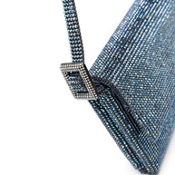 Benedetta Bruzziches Vitty La Mignon Rhinestone-embellished Denim Bag