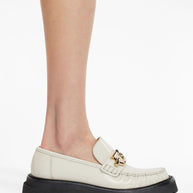 Ferragamo Gancini-plaque Leather Loafers