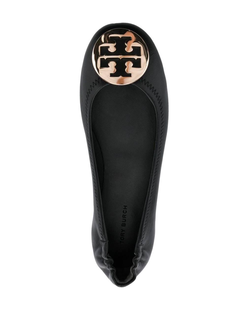 Tory Burch Minnie Travell Ballet Flats In Black