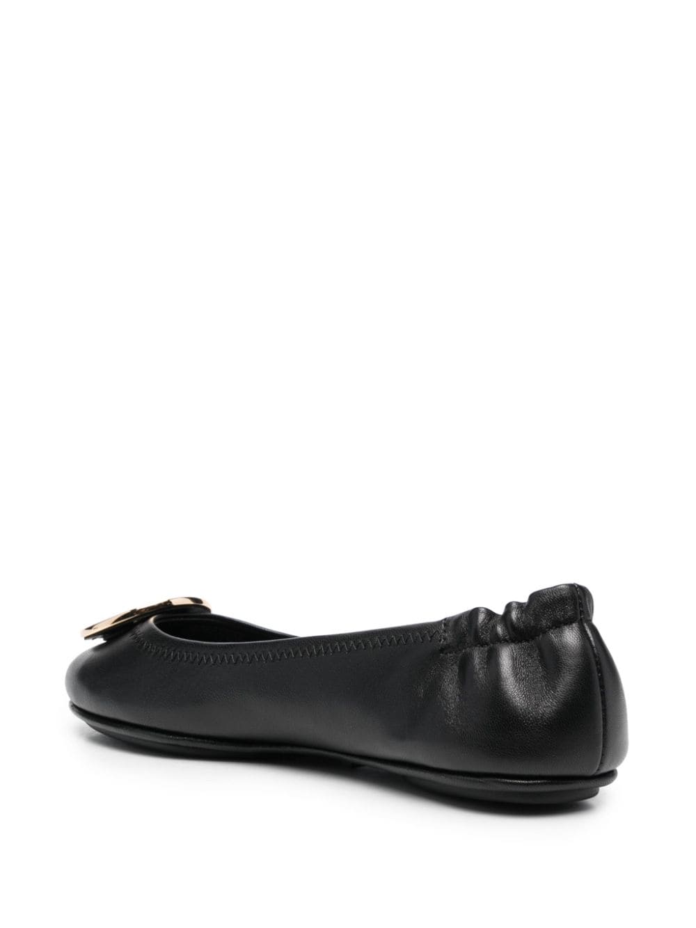 Tory Burch Minnie Travell Ballet Flats In Black