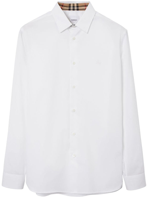 Burberry Cotton Shirt In White