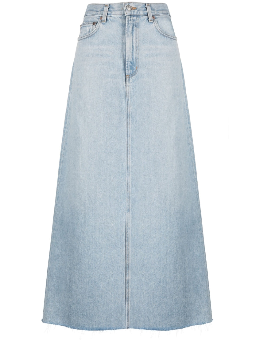 AGOLDE Hilla Denim Maxi Skirt