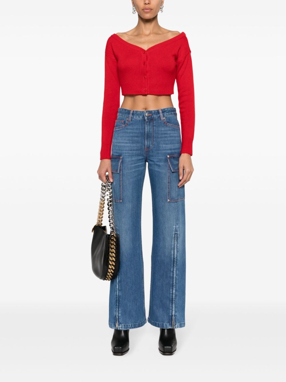 Stella McCartney Cargo Pocket Jeans