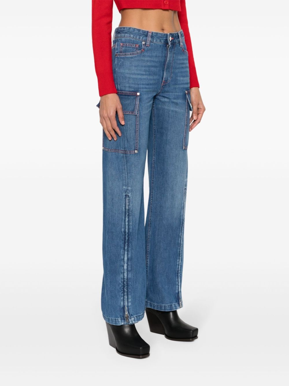 Stella McCartney Cargo Pocket Jeans