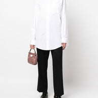 Maison Margiela Long Cotton Poplin Shirt - White