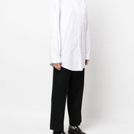 Maison Margiela Long Cotton Poplin Shirt - White