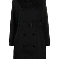 Burberry Double Breasted Belted Trench Coat