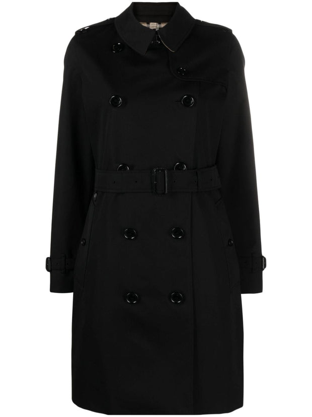 Burberry Double Breasted Belted Trench Coat