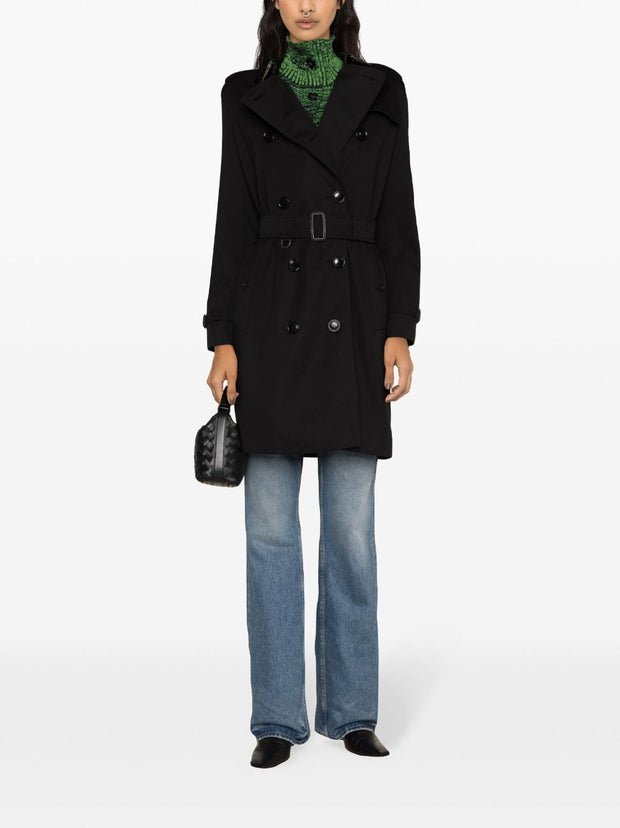Burberry Double Breasted Belted Trench Coat