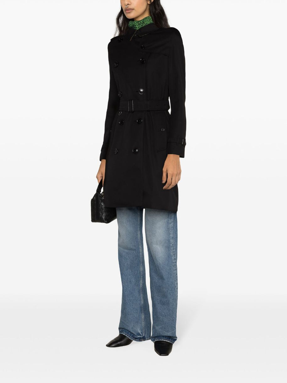 Burberry Double Breasted Belted Trench Coat