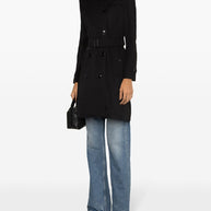 Burberry Double Breasted Belted Trench Coat