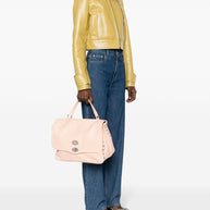 Zanellato Postina Small Bag In Hammered Leather