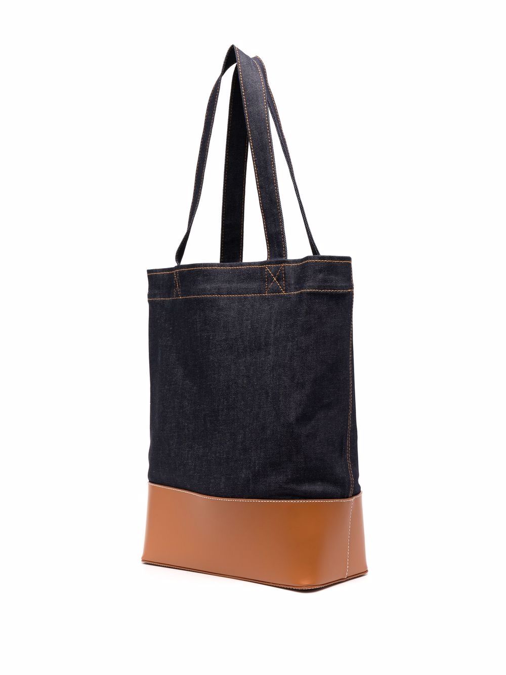 A.P.C. Denim Logo Tote Bag