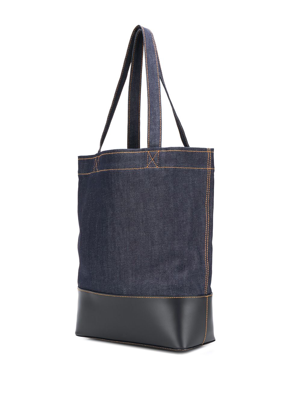 A.P.C. Denim Logo Tote Bag