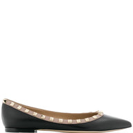 Valentino Garavani Rockstud Ballet Flats - Black