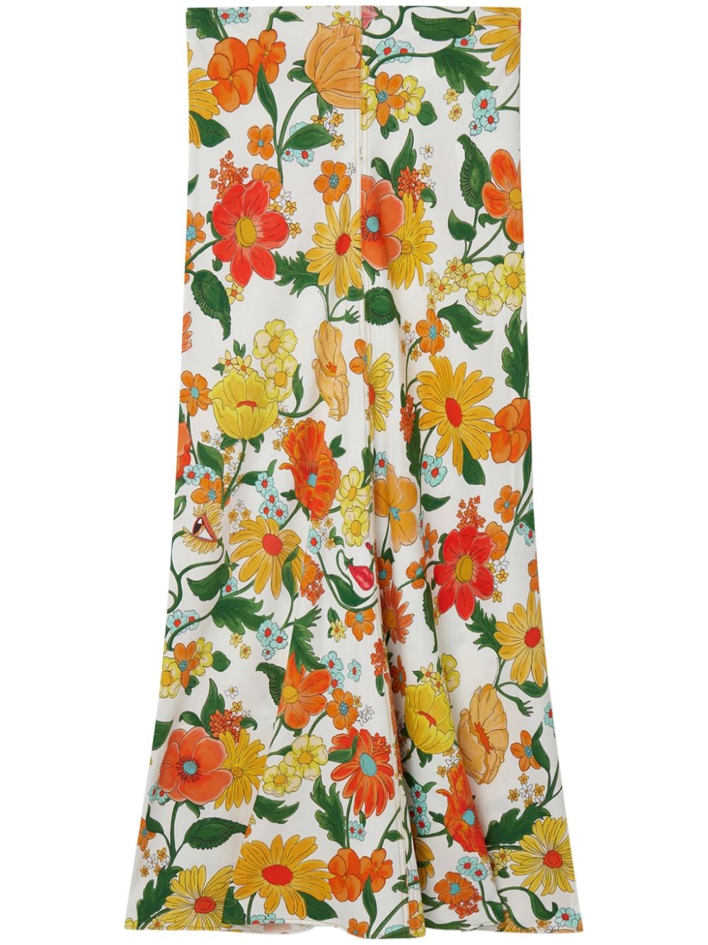 Stella McCartney Long Floral Skirt MultiColour