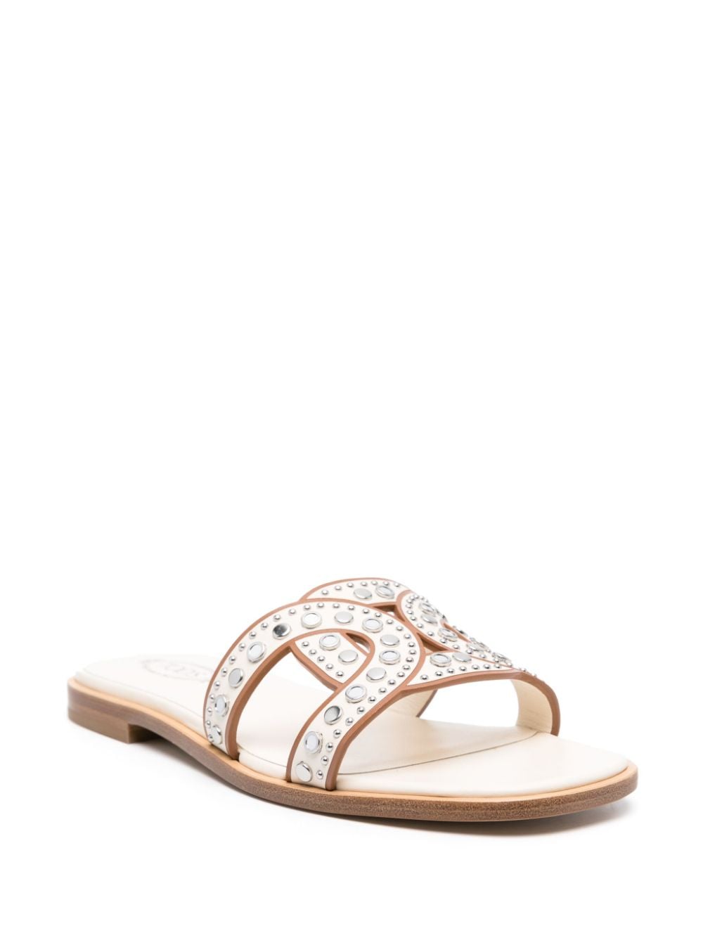 Tod's Studded Leather Sandals