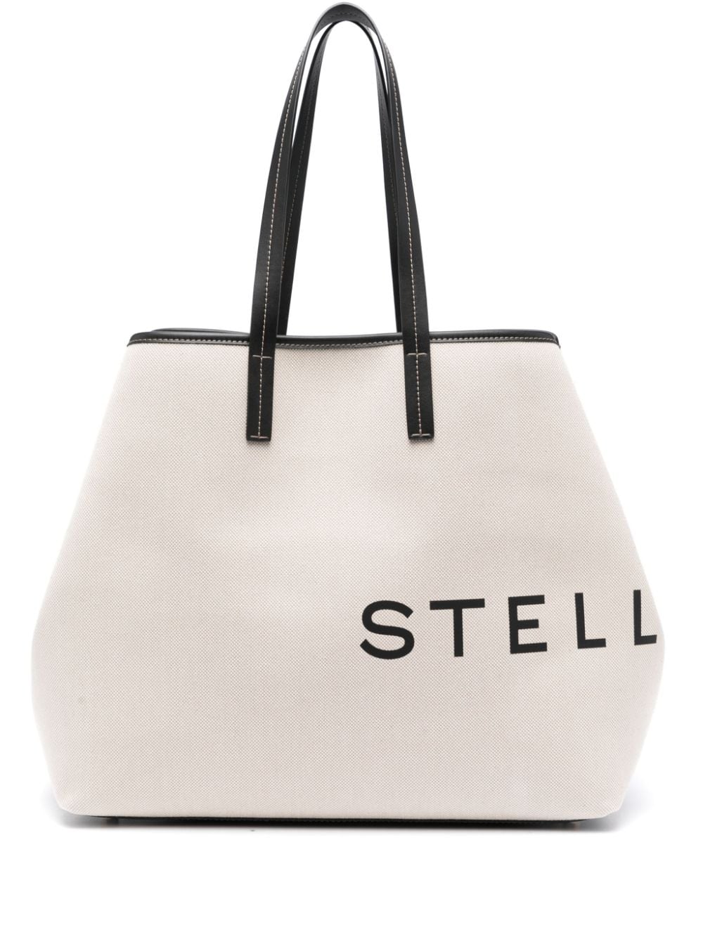 Stella McCartney Logo Canvas Tote Bag