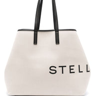 Stella McCartney Logo Canvas Tote Bag