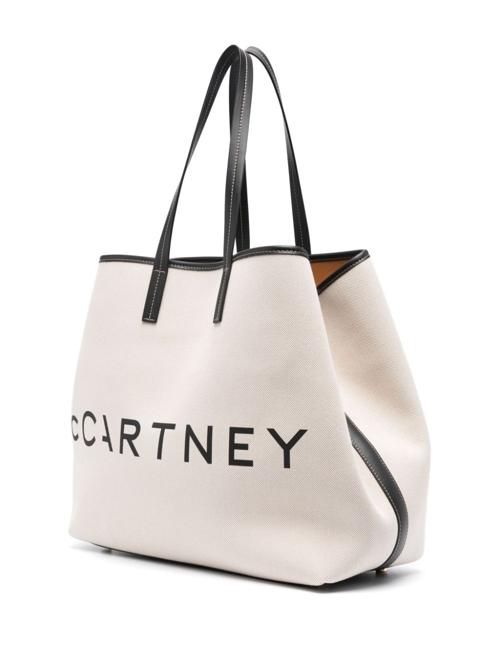 Stella McCartney Logo Canvas Tote Bag