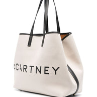 Stella McCartney Logo Canvas Tote Bag