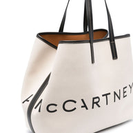 Stella McCartney Logo Canvas Tote Bag