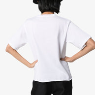 Saint Laurent Cotton Crew Neck T-shirt White