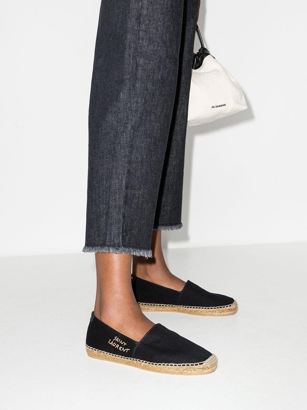 Saint Laurent Espadrille Slip-On Flats