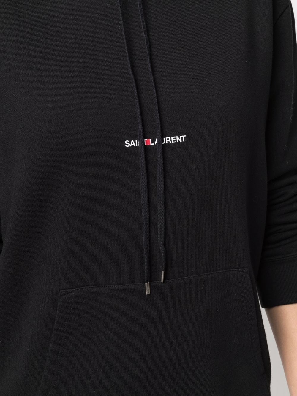 Saint Laurent  Logo Print Hoodie