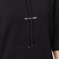 Saint Laurent Logo Print Hoodie